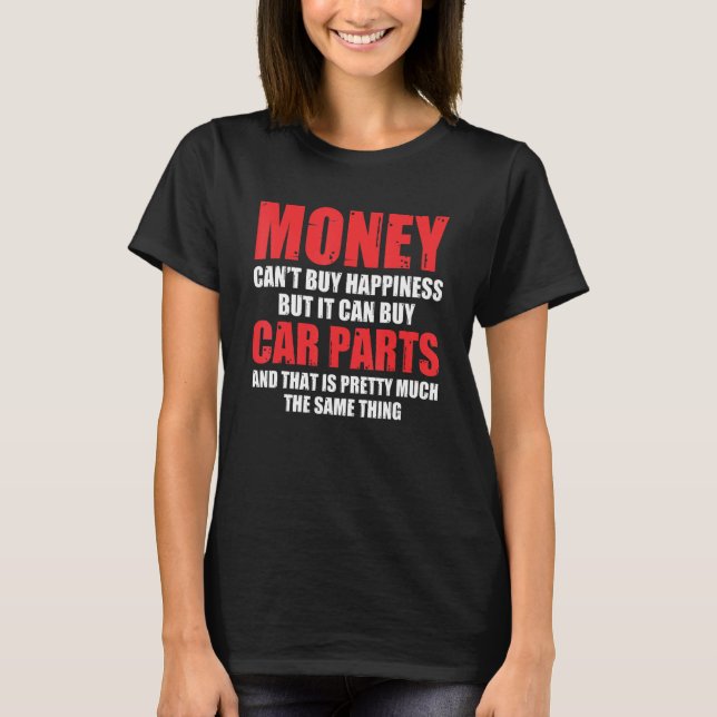 Camiseta Carro pode Comprar peças do carro automecânico Car (Frente)