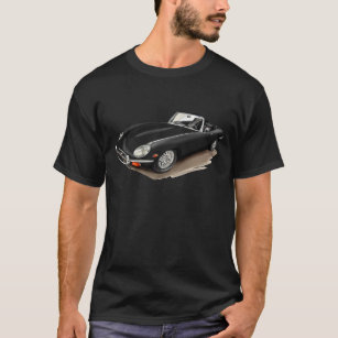 Camiseta Carro preto de Jaguar XKE