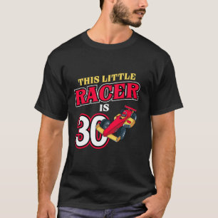 Camiseta Carro Race Car aniversário de 30 anos