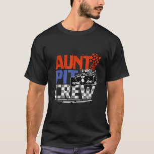 Camiseta Carro Race Testemunha De Festa de aniversário Tia