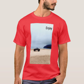 Camiseta Carro RC Praia Desfrute amigo retro