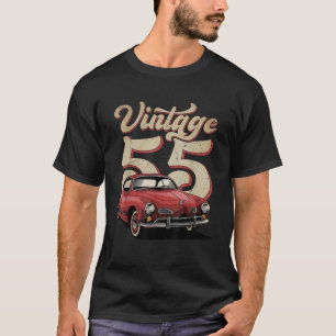 Camiseta Carro Retro 1955 Chevys Chevys Bel Air Graphic Cam