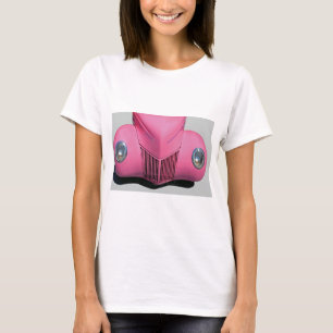 Camiseta Carro Rosa