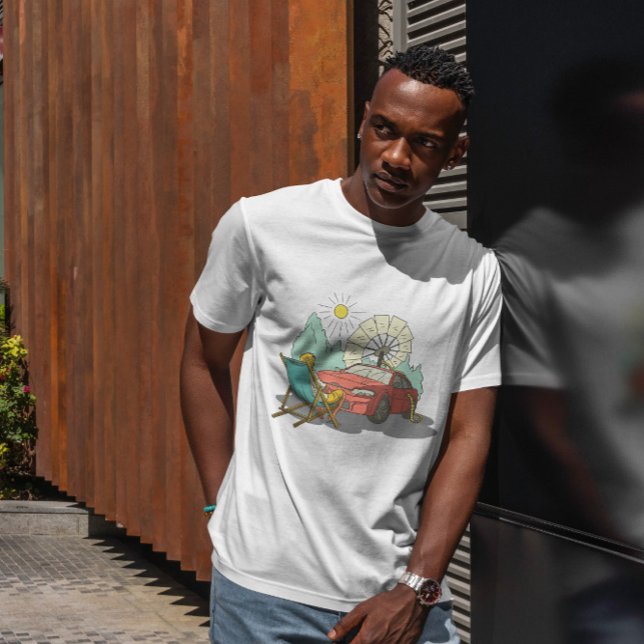 Camiseta Carro Solar legal (Criador carregado)
