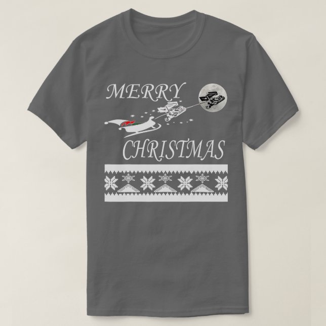 Camiseta Carro Sprint Racing De Natal (Frente do Design)
