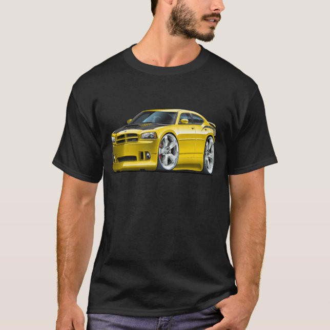 Camiseta Carro super do amarelo da abelha do carregador de (Frente)