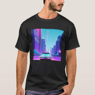 Camiseta Carro synthwave outrun retrowave futuresynth ficçã