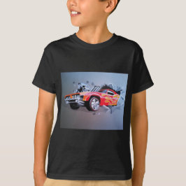 Camiseta Carro Travando Através Da Parede