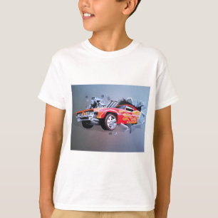 Camiseta Carro Travando Através Da Parede