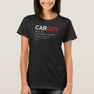 Camiseta Carro Uma Definição Mecânica De Cara Engraçada Com