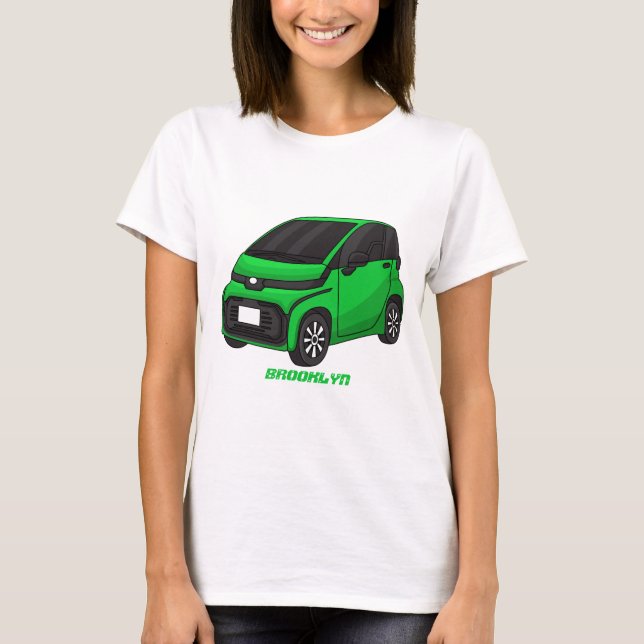Camiseta Carro verde e fino (Frente)