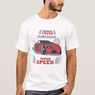 Camiseta Carro vermelho