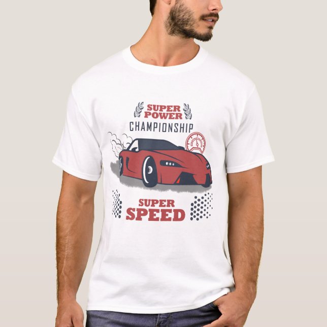 Camiseta Carro vermelho (Frente)
