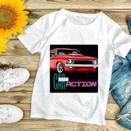 Camiseta Carro Vermelho Baby