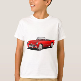 Camiseta carro vermelho clássico