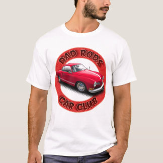 Camiseta Carro Vermelho Ghia Dad Rods Car Club