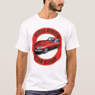 Camiseta Carro Vermelho Jag Dad Rods Car Club