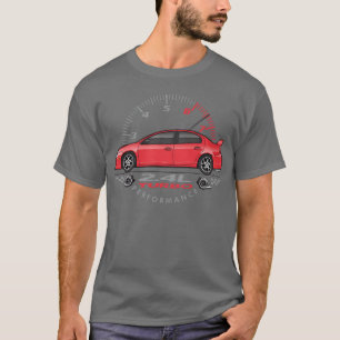 Camiseta Carro Vermelho Performance engraçado