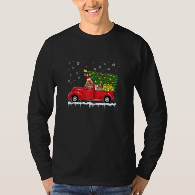 Camiseta Carro Vermelho Sanguinado Carro Vermelho Árvore de (Frente)