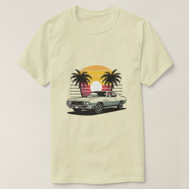 Camiseta Carro vintage (Frente do Design)