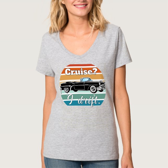 Camiseta carro vintage (Frente)
