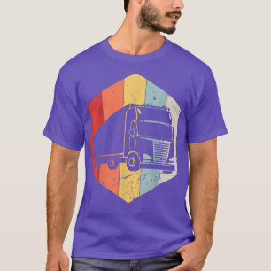 Camiseta Carro-Vintage Caminhão Silhout Automotive Love