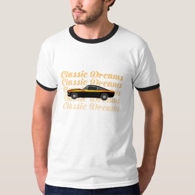 Camiseta Carro vintage Classic Dreams (Frente)