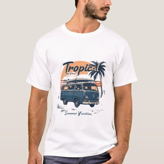 Camiseta Carro vintage de Anéis Retroativos (Frente)