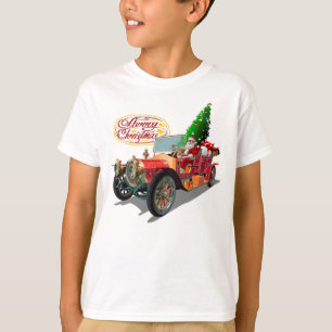 Camiseta Carro vintage de Natal