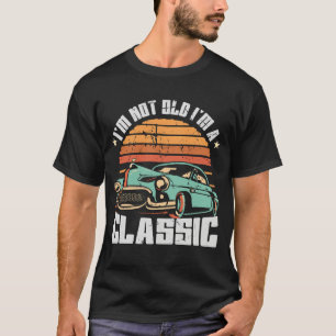 Camiseta Carro vintage Ventilador I_m Não Antigo Im Clássic