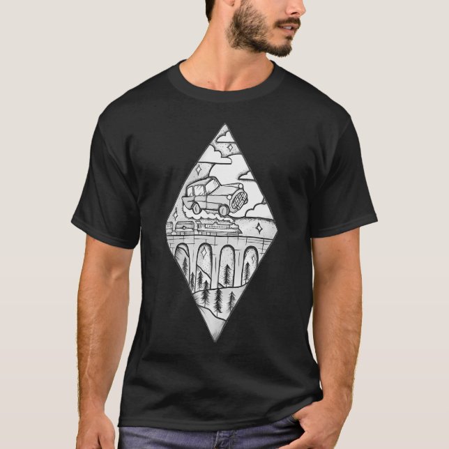 Camiseta Carro Voador Magic Diamond (Frente)