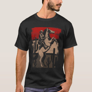 Camiseta Carroçaria Selvagem de Cowboy West Country Horseci