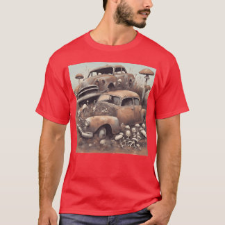 Camiseta Carros Antigos Enferrujados Vintage presente amigo