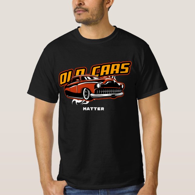 Camiseta Carros Antigos Importam Engraçados Gráficos De Bai (Frente)