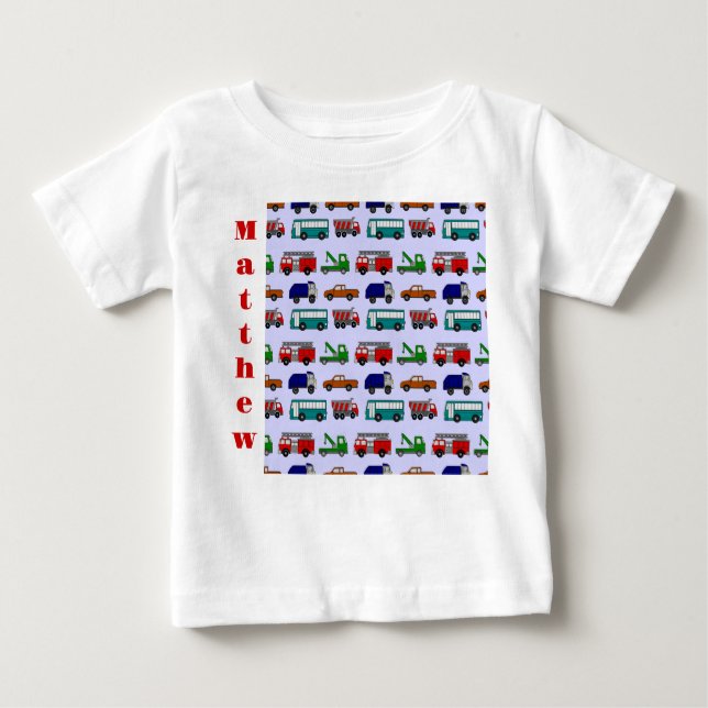 Camiseta Carros, Caminhões, Ônibus (Frente)