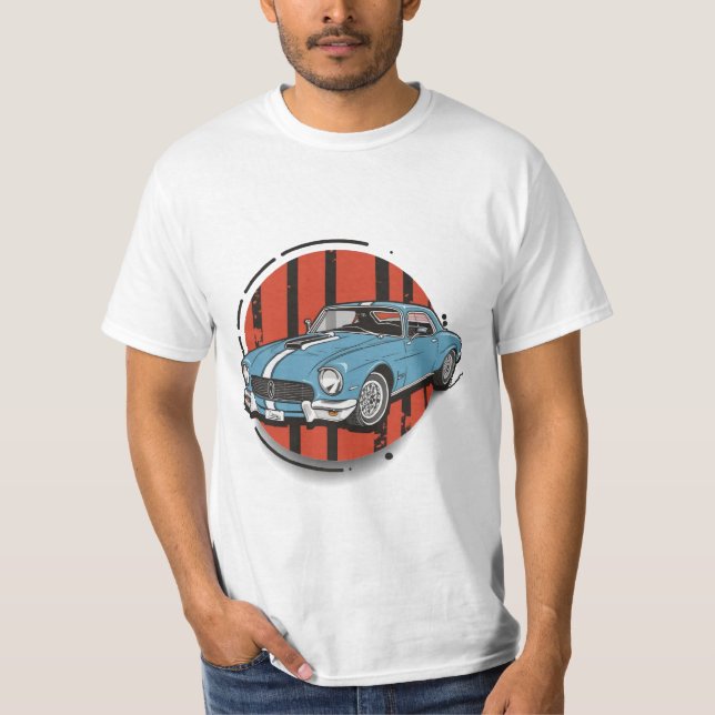 Camiseta carros clássicos (Frente)