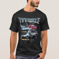 Carros Clássicos Americanos com Design de Relâmpag