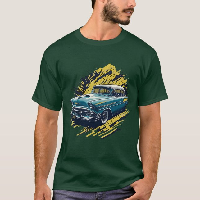 Camiseta Carros Clássicos Chevrolet Bel Air Edition 001 T-S (Frente)