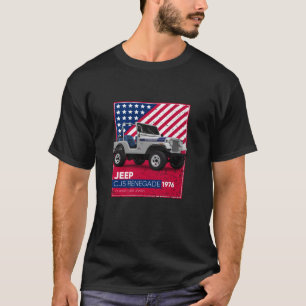 Camiseta Carros Clássicos CJ5 Renegade 1976