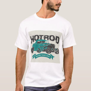 Camiseta Carros Correndo Engraçados, Pára-choque, Memória R