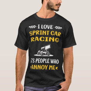 Camiseta Carros De Corrida De Carros De Sprint pessoas