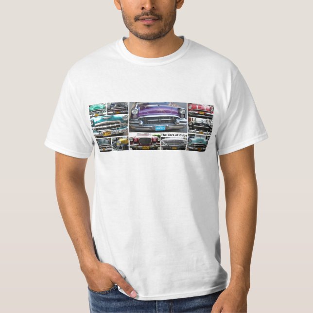 Camiseta Carros de Cuba 2 (Frente)
