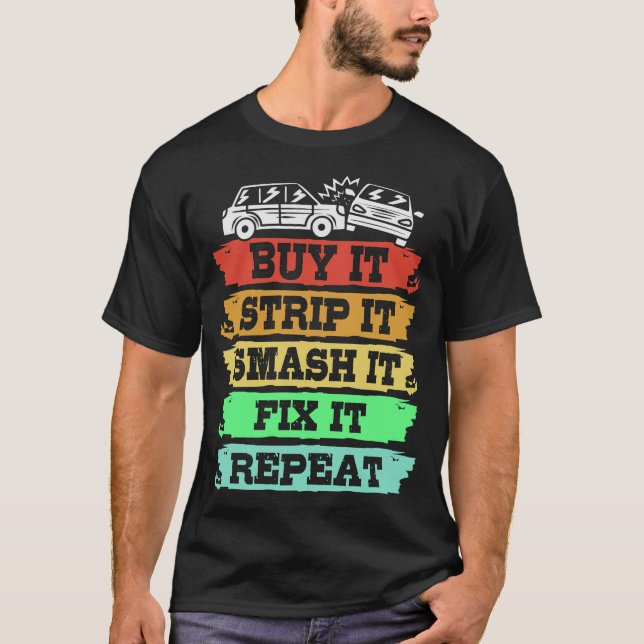Camiseta Carros de esmagamento de derivação S2 (88) (Frente)