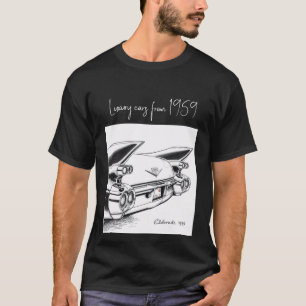 Camiseta carros de luxo de 1959