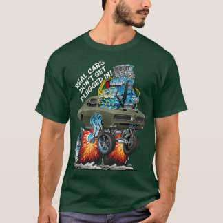 Camiseta Carros de verdade não são conectados em carros de 