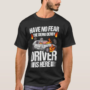Camiseta Carros Derby Demolição para um Impulso Dermovido à
