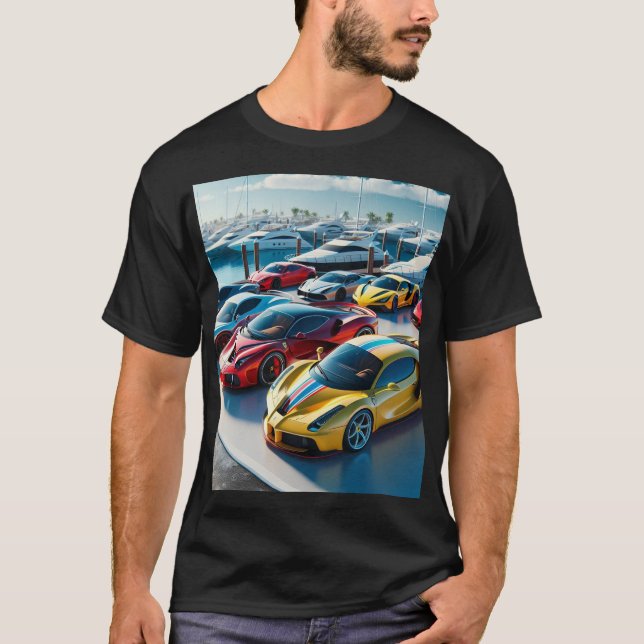 Camiseta Carros e Barcos Exóticos (Frente)