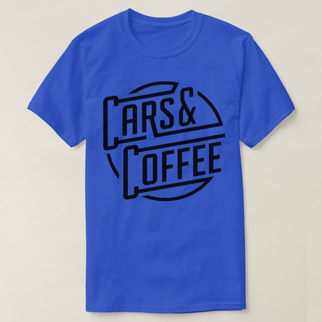 Camiseta Carros E Café (Frente do Design)