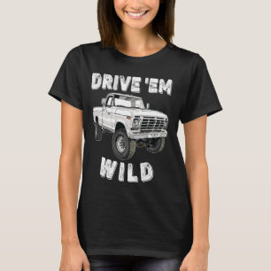 Camiseta Carros e caminhões no estilo de ônibus antigo Truc