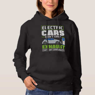Camiseta Carros Elétricos emitem elogios Veículo Elétrico a